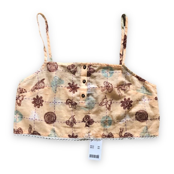 Urban Outfitters Out from Under Tilda Cropped Lounge Cami NWT - Picture 3 of 9